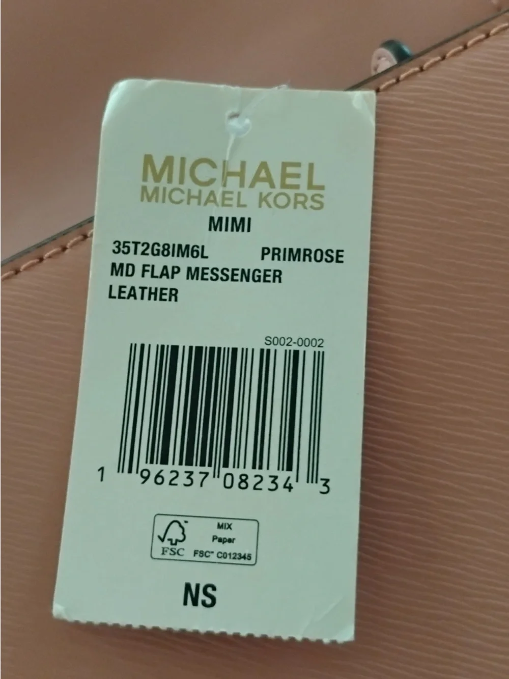 Michael Kors Mimi Medium Leather Messenger Bag